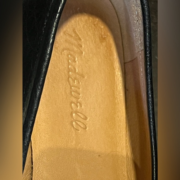 Women’s Madewell black leather loafers Size 7 - Picture 5 of 7